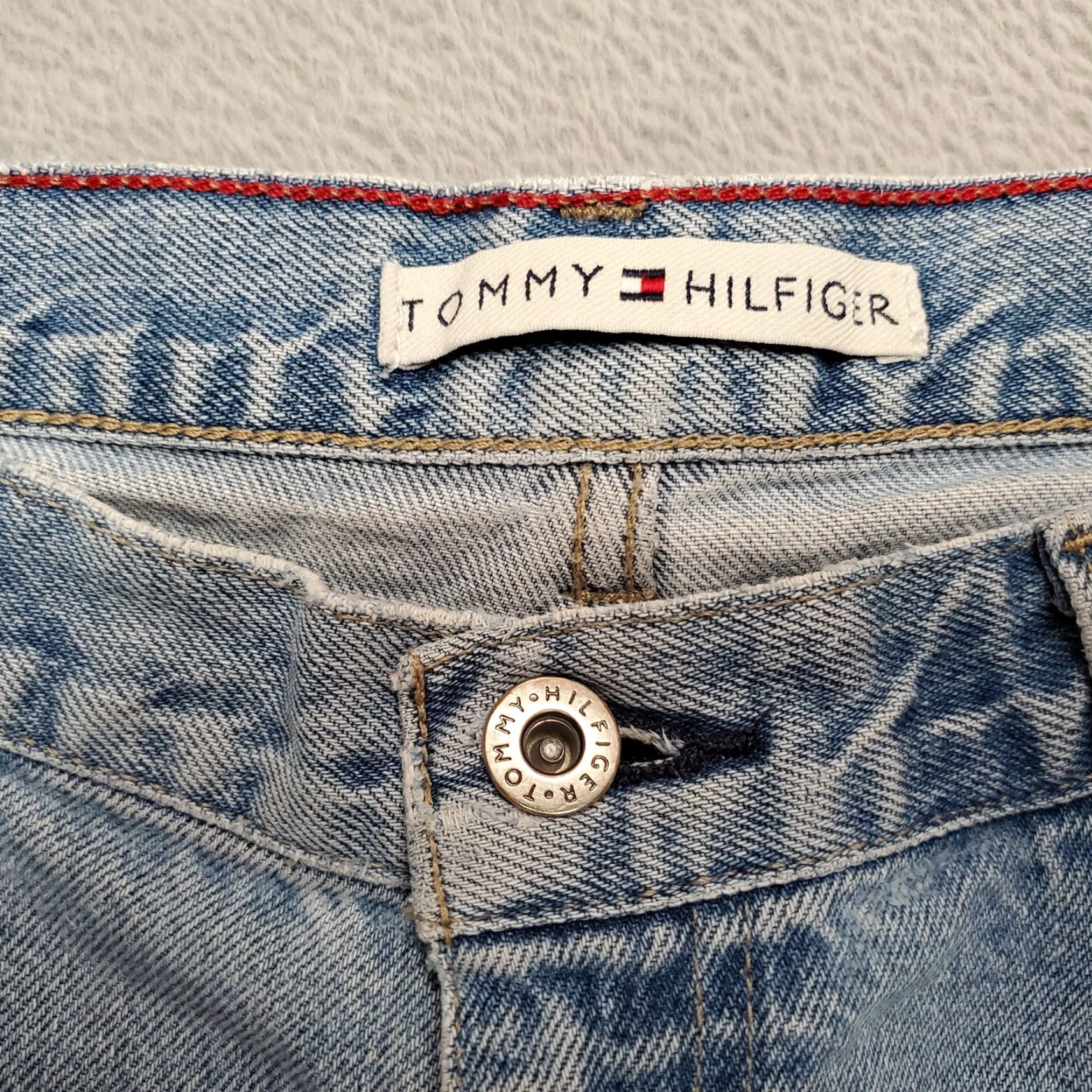 Tommy Hilfiger Tommy Hilfiger Jeans Mens 32X31 Blue Denim Straight Leg Faded Light Wash Pants Size US 32 / EU 48 - 5 Thumbnail