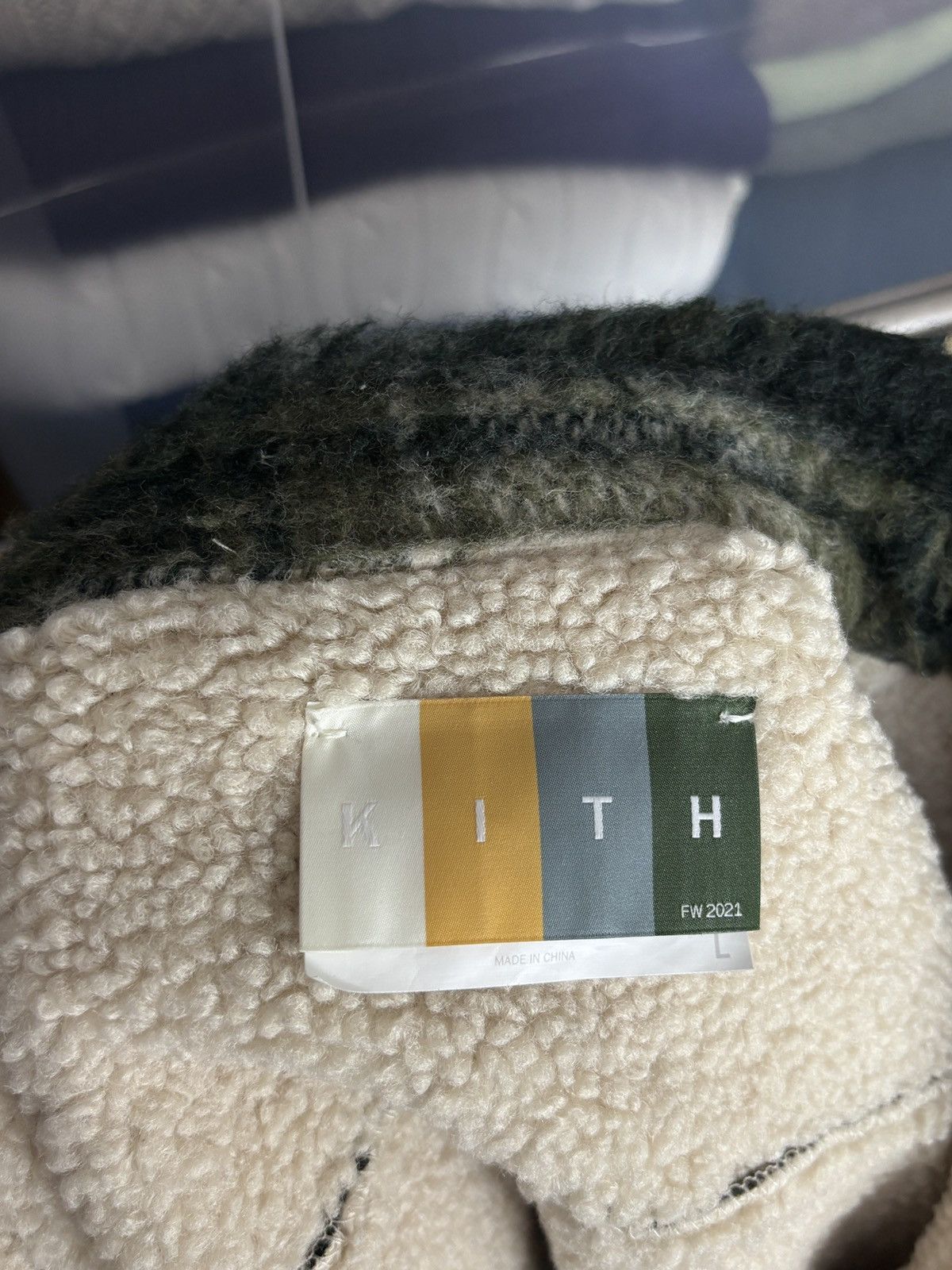 Kith KITH Sheridan Plaid Sherpa Overshirt Winter Jacket Fleece Size US L / EU 52-54 / 3 - 11 Thumbnail