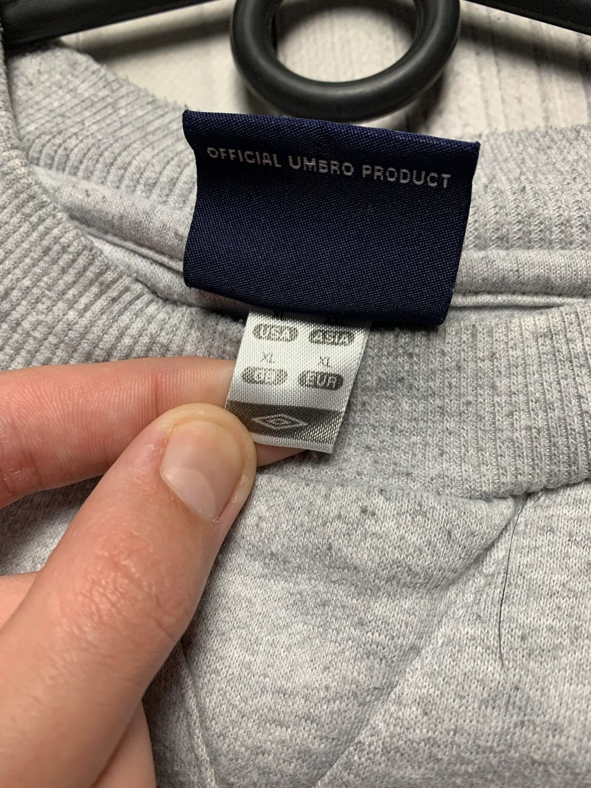 Umbro × Vintage Vintage Umbro sweatshirt size XL logo grey Size US XL / EU 56 / 4 - 4 Thumbnail