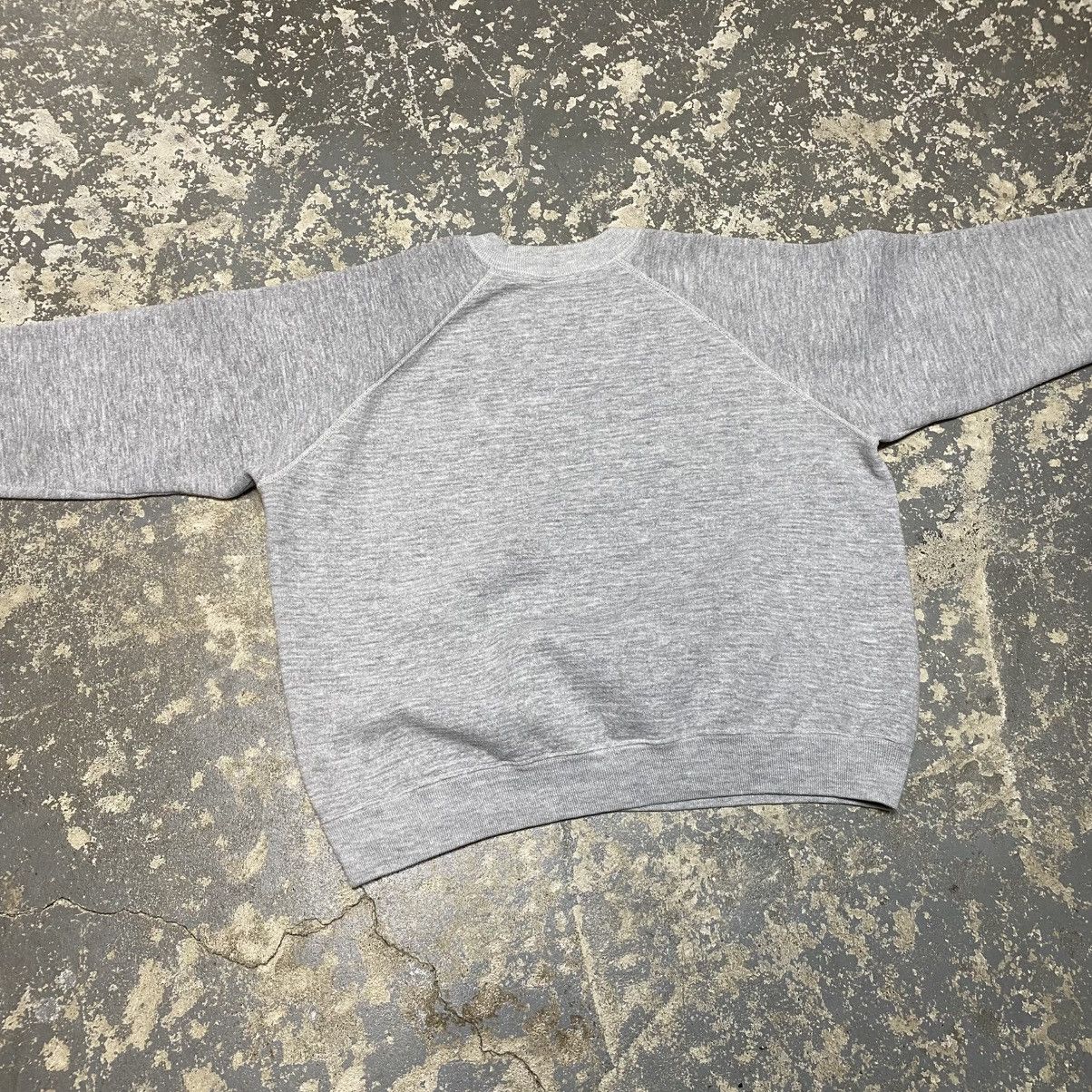 Vintage True Vintage Blank Grey 70s Crewneck Sweatshirt Size US L / EU 52-54 / 3 - 9 Thumbnail