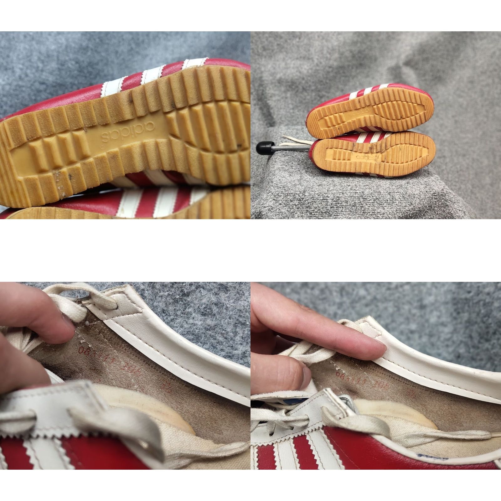 Adidas Adidas Hobby Vintage Sneakers 70's Austria Red Leather Trainers Shoes Size US 5 / EU 37 - 10 Thumbnail