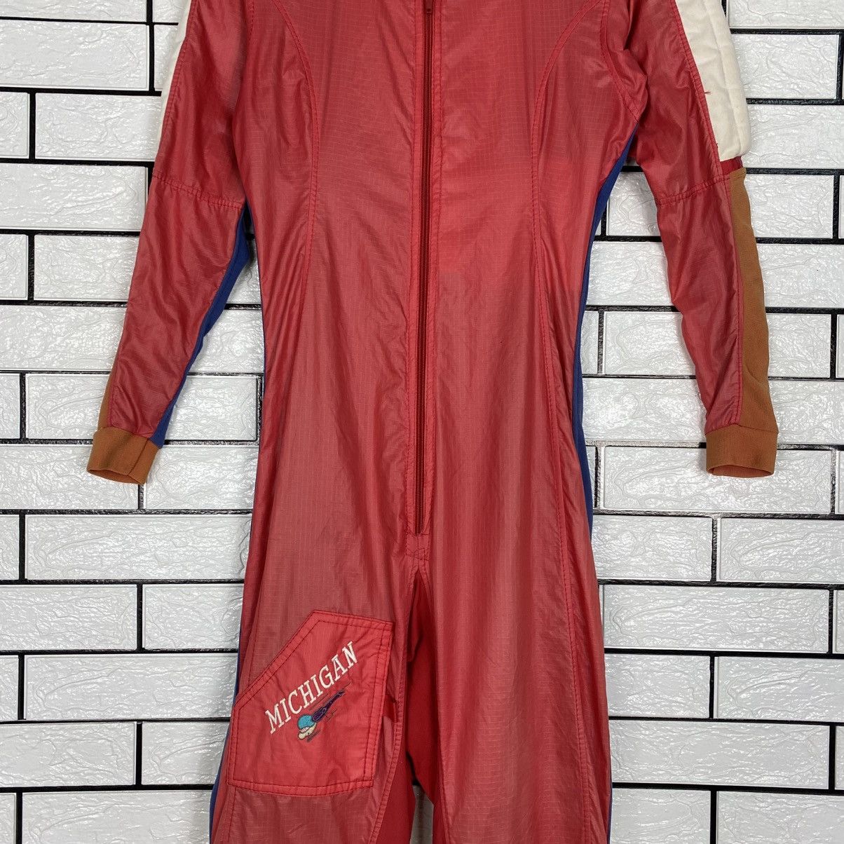 Japanese Brand 📌Vintage Jumpsuit Racing Wear Michigan Size US 30 / EU 46 - 6 Thumbnail