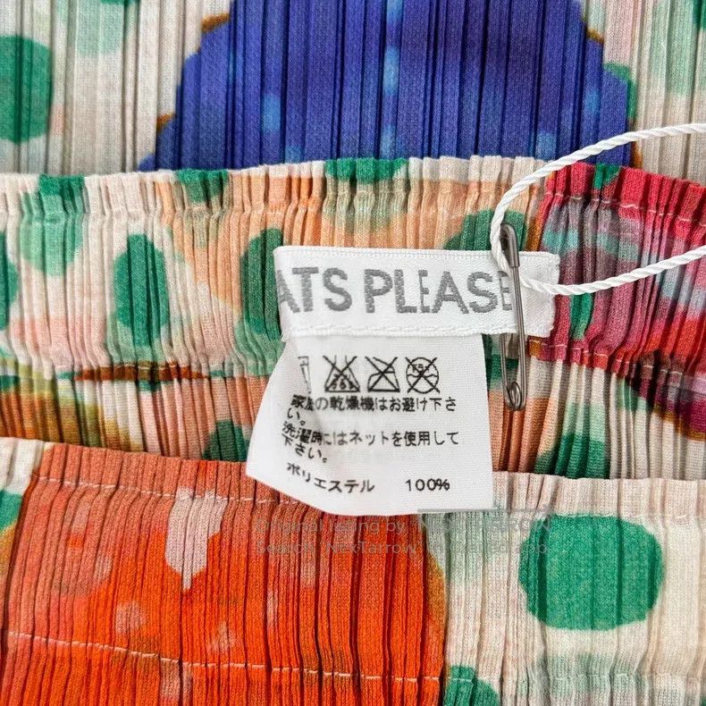 Issey Miyake Issey Miyake size:3 Color-block Skirt Size 22" - 4 Thumbnail