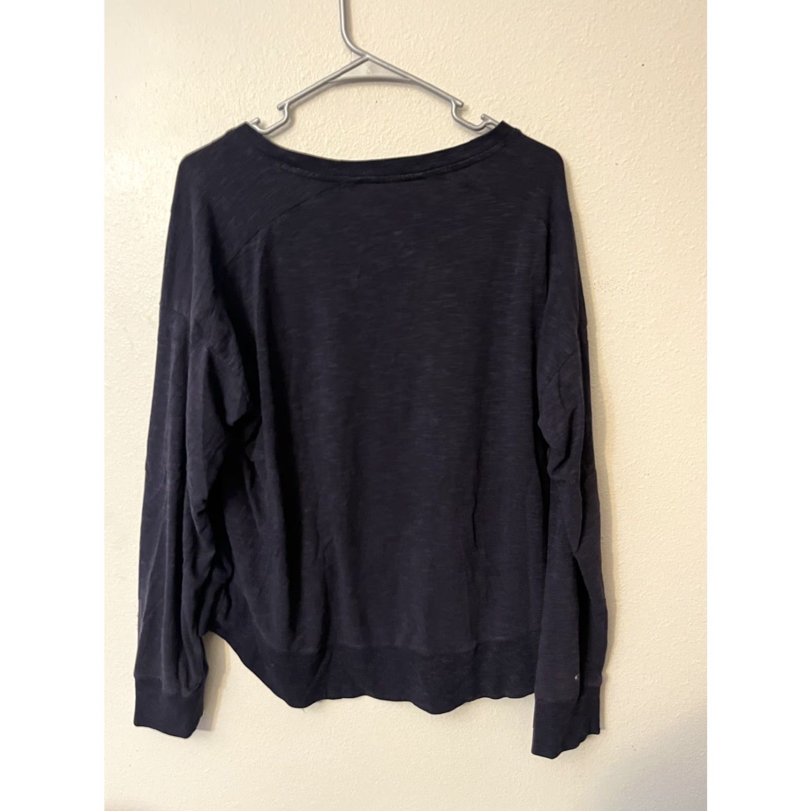 Gap Eat Sleep Coffee Repeat Long Sleeve Shirt Women’s M Blue Size M / US 6-8 / IT 42-44 - 3 Thumbnail