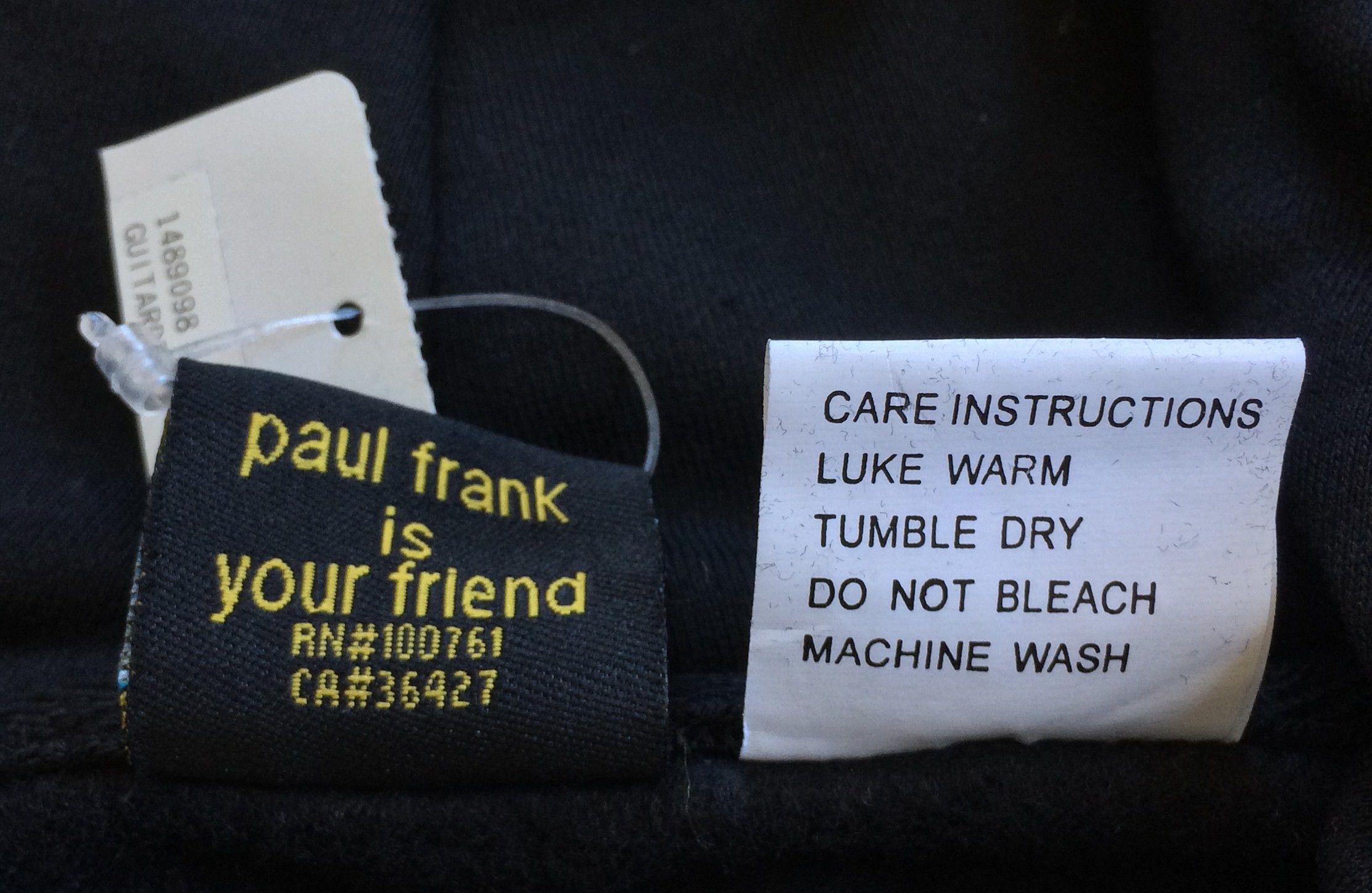 Paul Frank NEW Vintage Paul Frank Guitar Logo Hoodie Size US L / EU 52-54 / 3 - 5 Thumbnail