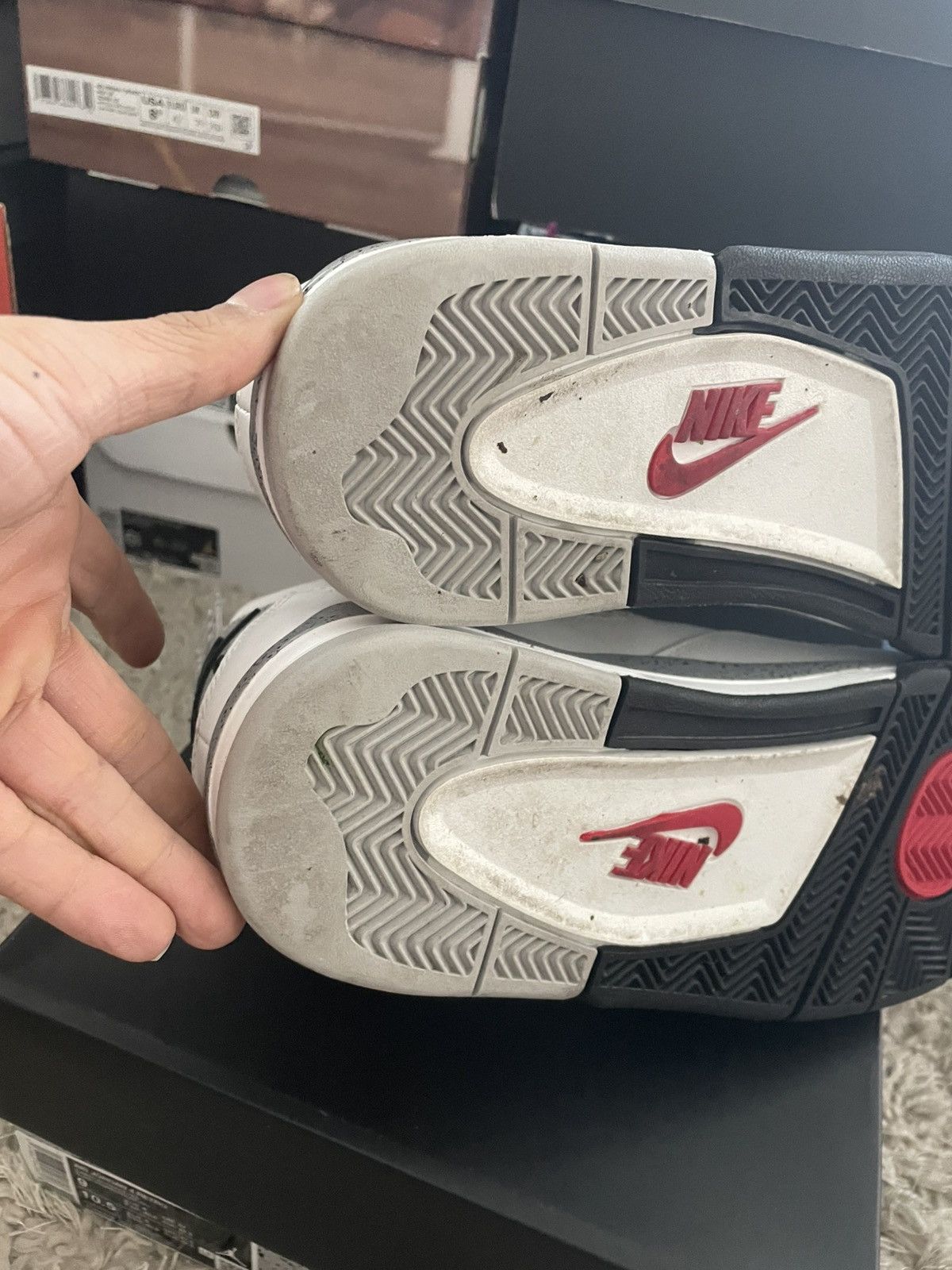 Jordan Brand Jordan 4 White Cement Size US 9 / EU 42 - 9 Thumbnail