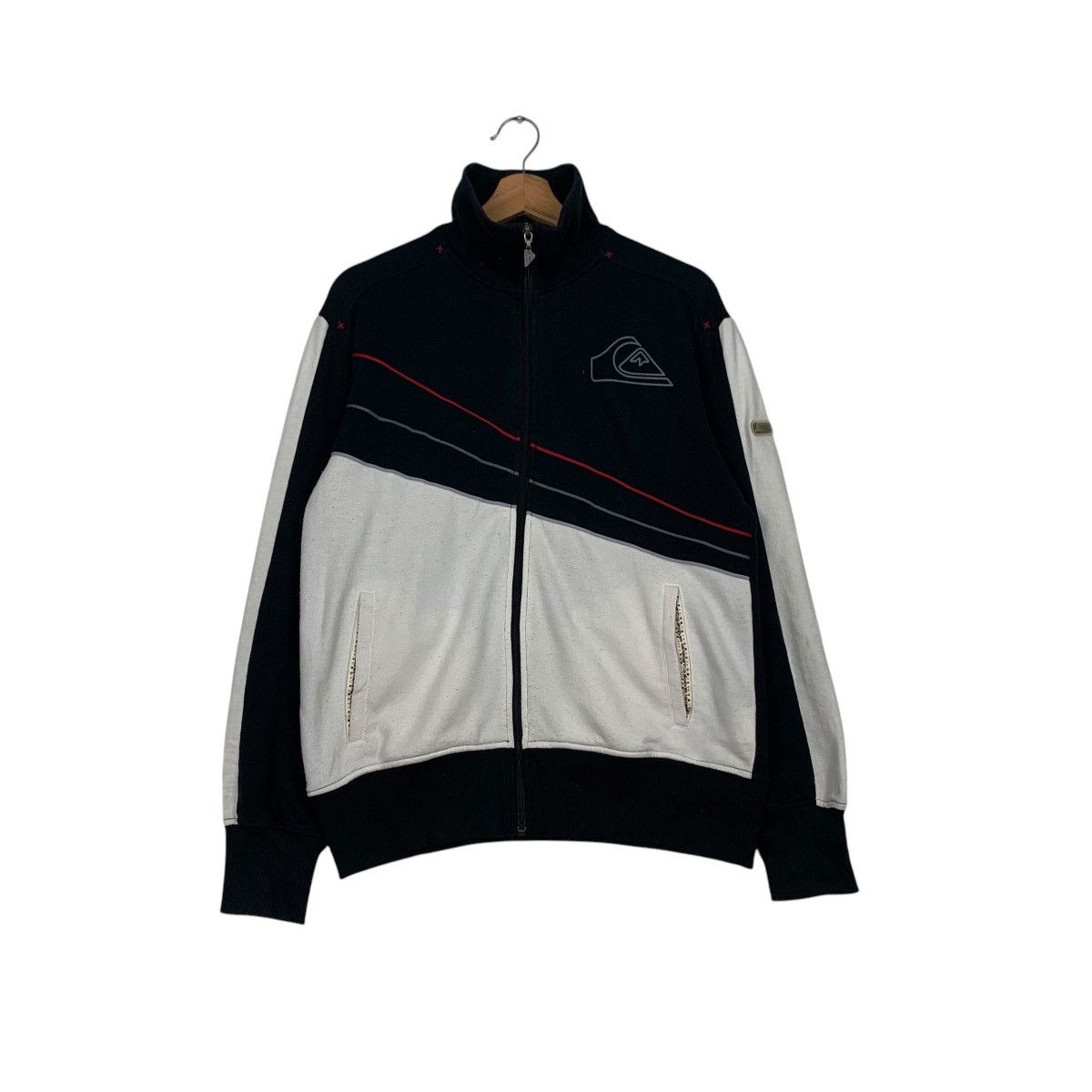 Quiksilver QUIKSILVER Turtleneck Sweater Jacket Track Jacket #2405-C108 Size US M / EU 48-50 / 2 - 1 Thumbnail