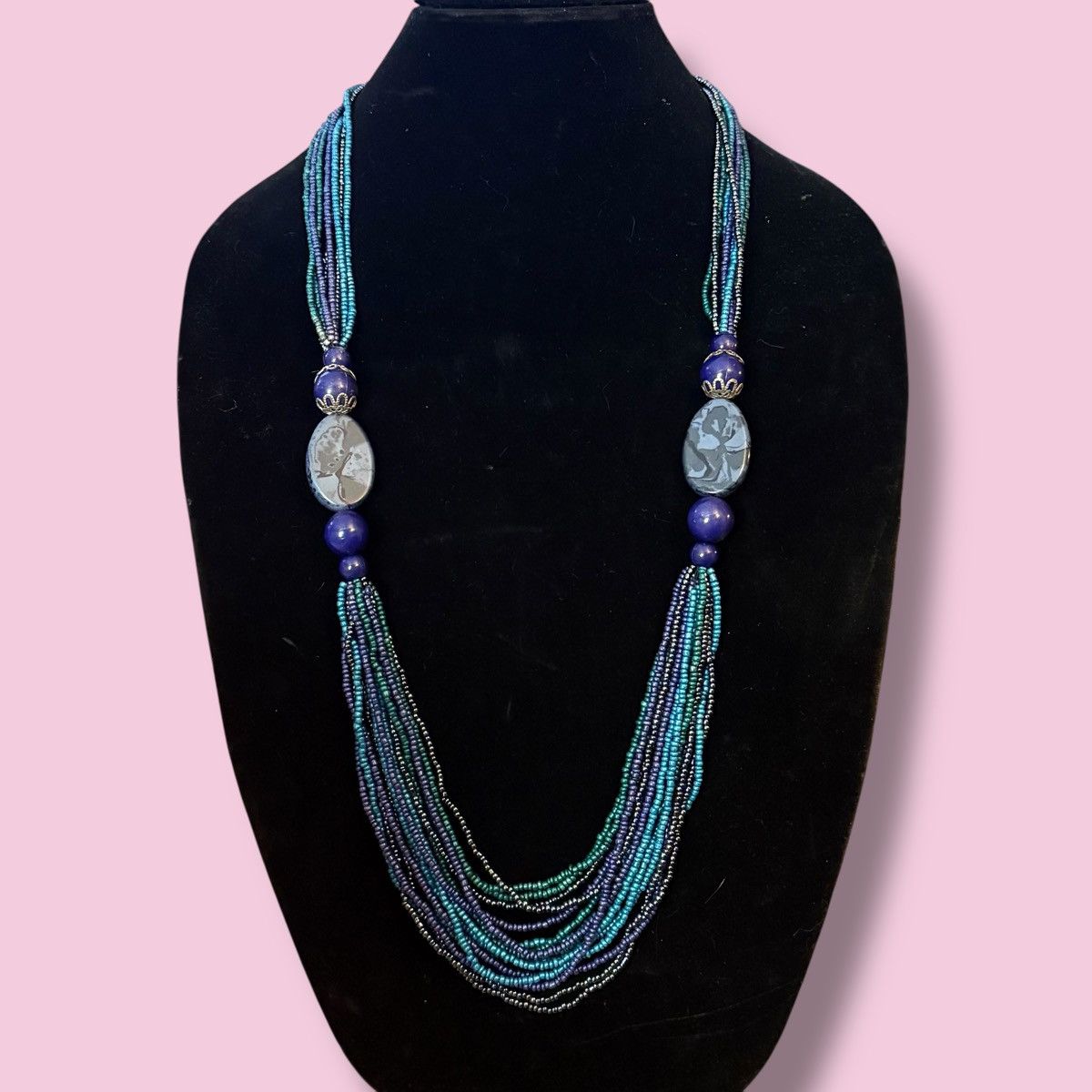 Other Long multi strand seed bead necklace Size ONE SIZE - 1 Thumbnail