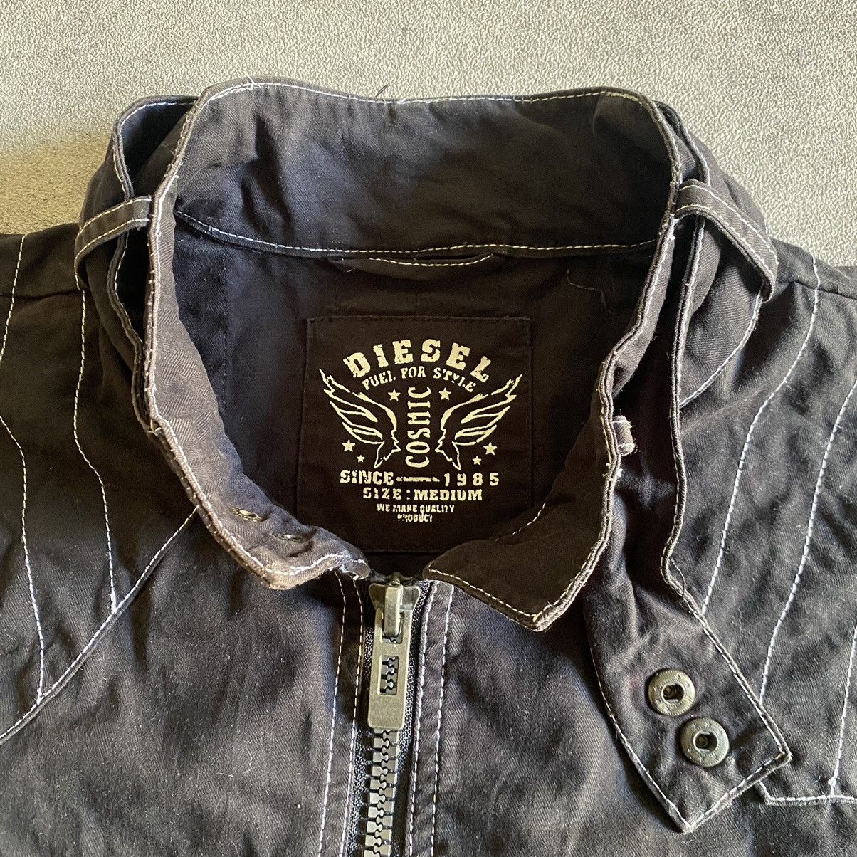 Japanese Brand Diesel Bikers Canvas Jacket Size US M / EU 48-50 / 2 - 6 Thumbnail