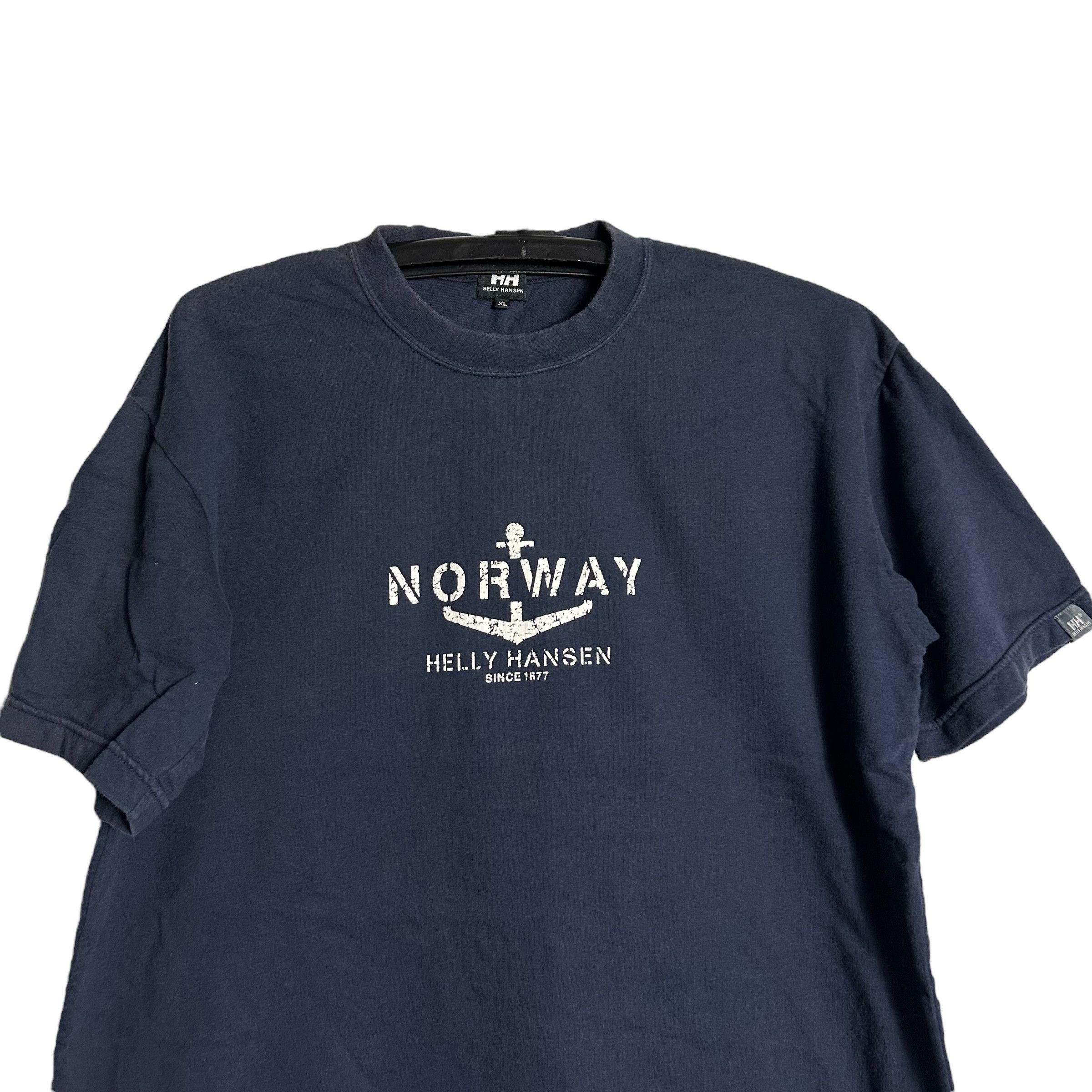 Helly Hansen 🔥RARE🔥Vintage Helly Hansen Norway Spell Out T-shirt Size US XL / EU 56 / 4 - 2 Thumbnail