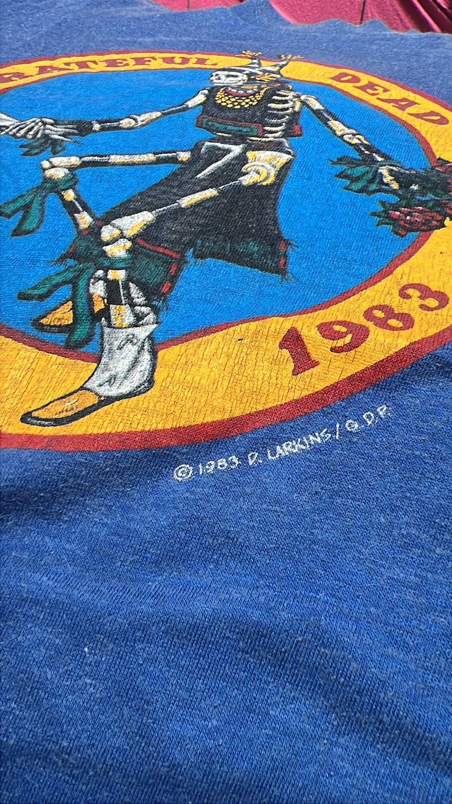 Grateful Dead × Vintage T-shirt 80’ colección grateful dead Size US XL / EU 56 / 4 - 2 Thumbnail