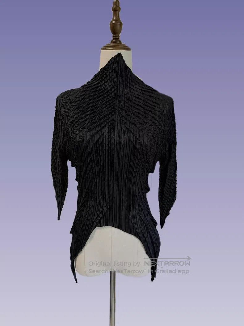 Issey Miyake Issey Miyake Main Line Irregular Ruched Top Size M / US 6-8 / IT 42-44 - 1 Thumbnail