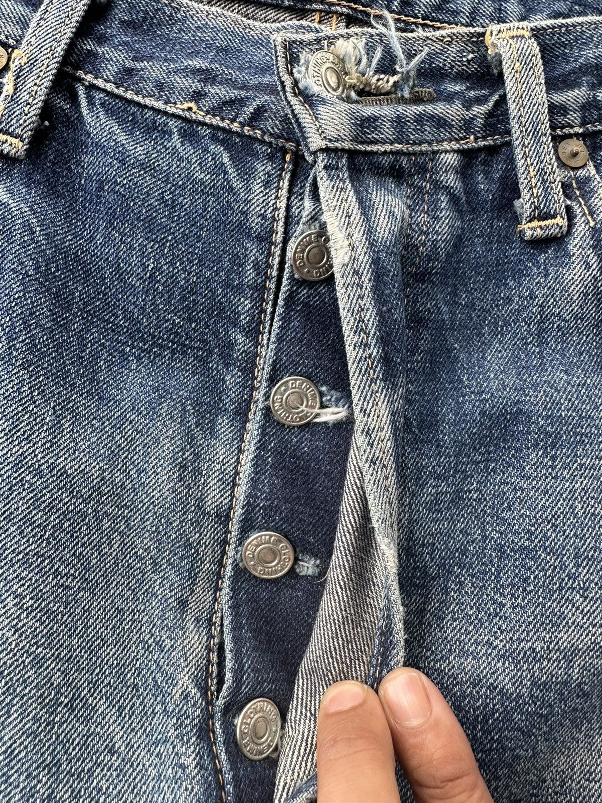 Denime Sale 🔥 Denime Thrashed Reconstruction Denim Size 32 D99 Size US 32 / EU 48 - 9 Thumbnail