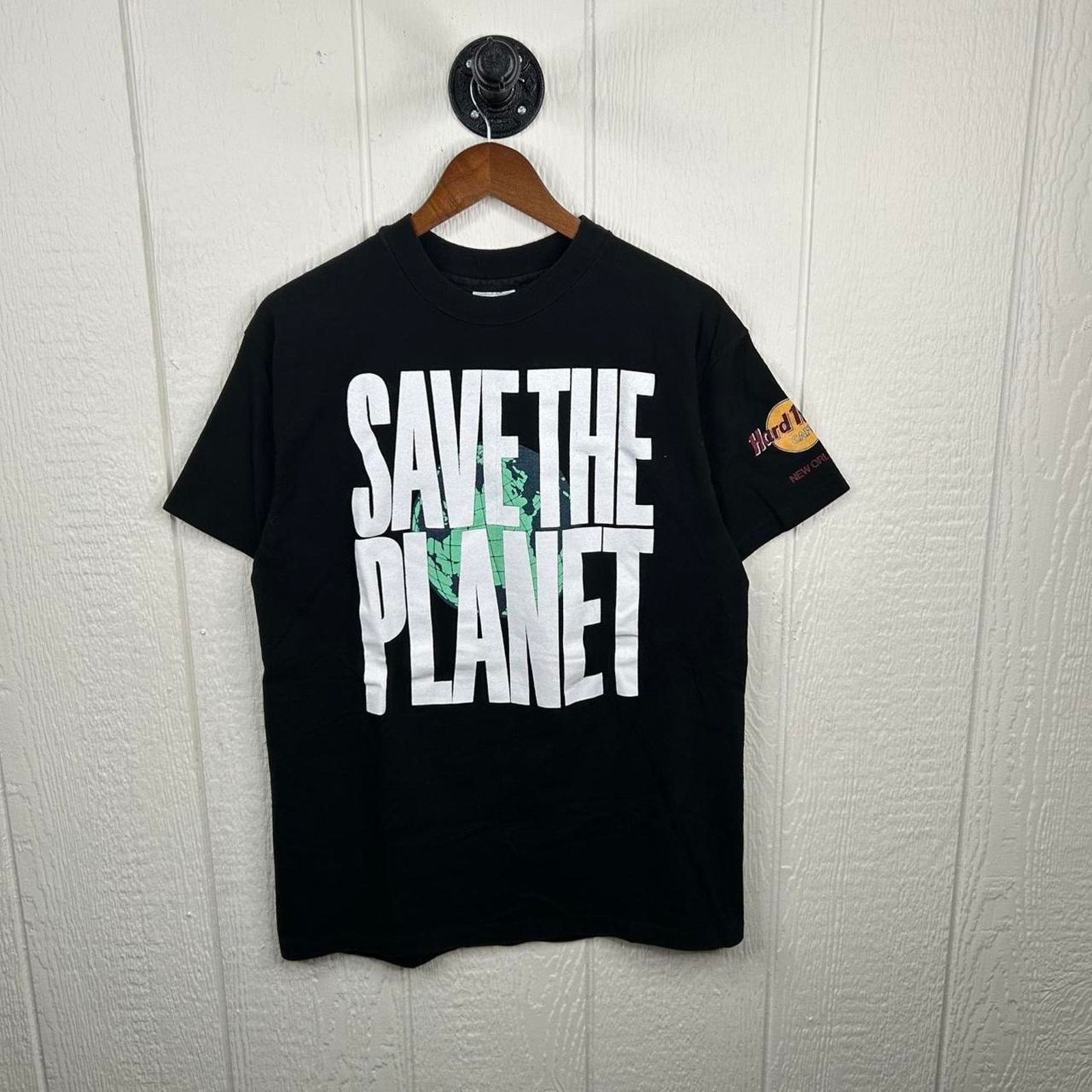 Hard Rock Cafe Vtg Hard Rock Cafe New Orleans Save The Planet Tee X-Large Size US XL / EU 56 / 4 - 1 Thumbnail