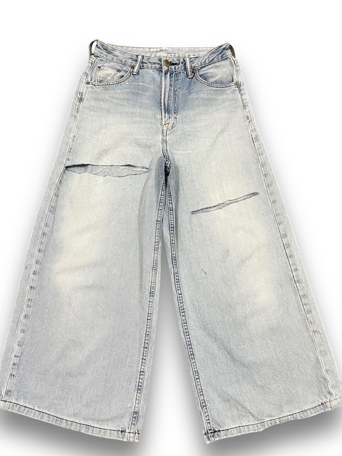 Other Vintage America Holic Baggy Distressed Denim Size US 30 / EU 46 - 1 Thumbnail