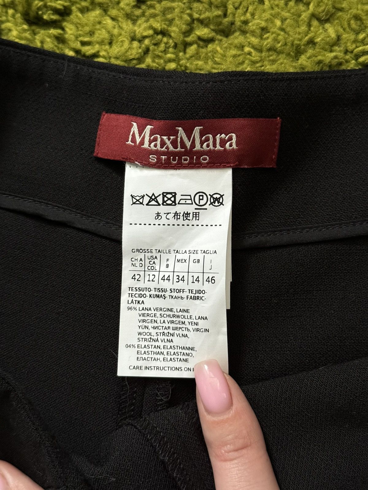 Designer × Max Mara × Weekend Max Mara Max Mara Studio Japanese style wide leg culottes pants Size 34" / US 12 / IT 48 - 3 Thumbnail