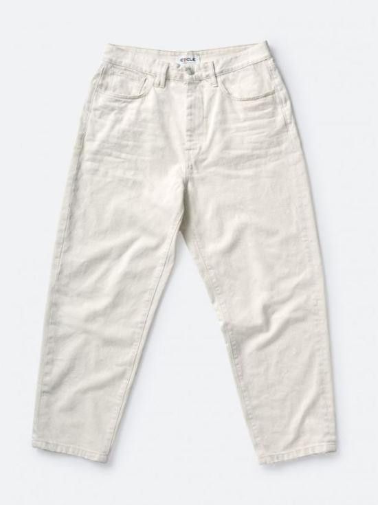 Other CYCLE Men Denim Pants 351P523 89 White Size US 33 - 1 Thumbnail