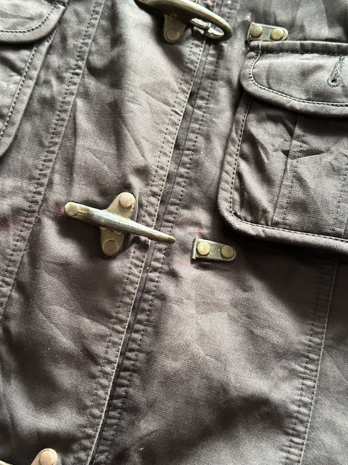 Hysteric Glamour 90s Japanese Fur Grunge Punk Bondage Fishtail Parka Jacket Size US S / EU 44-46 / 1 - 8 Thumbnail