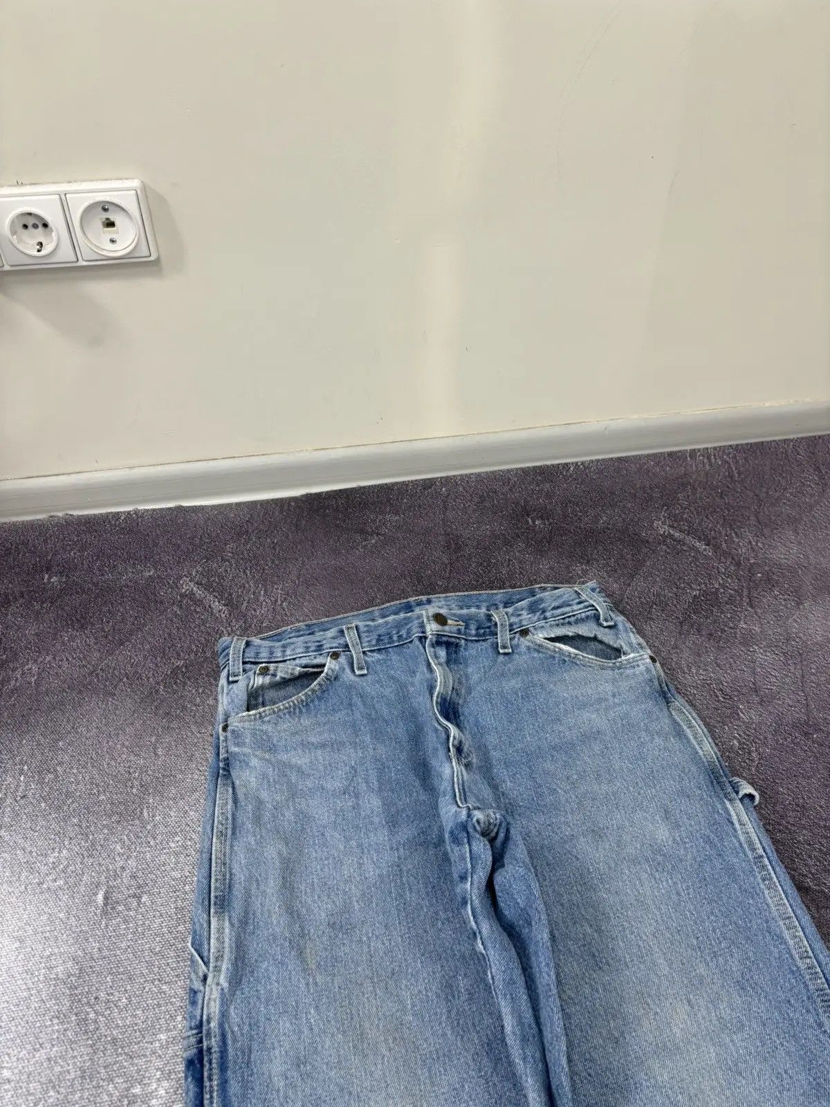 Dickies × Vintage Vintage Dickies Y2K Relaxed Fit Hype Light Blue Denim Jeans Size US 34 / EU 50 - 9 Thumbnail