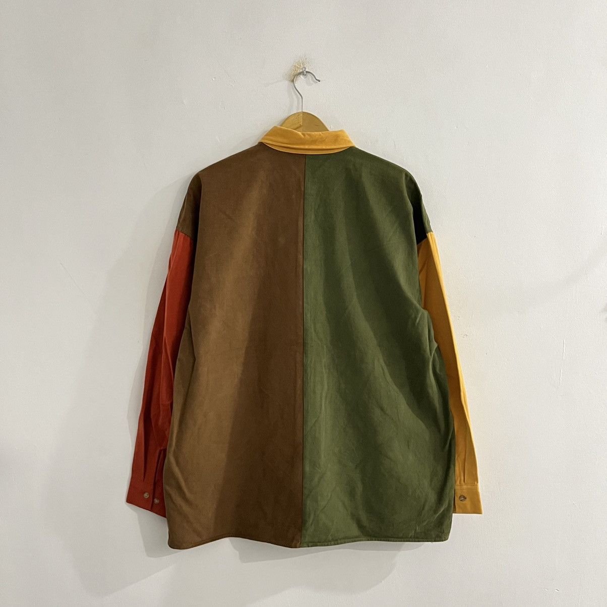 Japanese Brand Kku Kku Colourblock Button Up shirt Size US XL / EU 56 / 4 - 6 Thumbnail