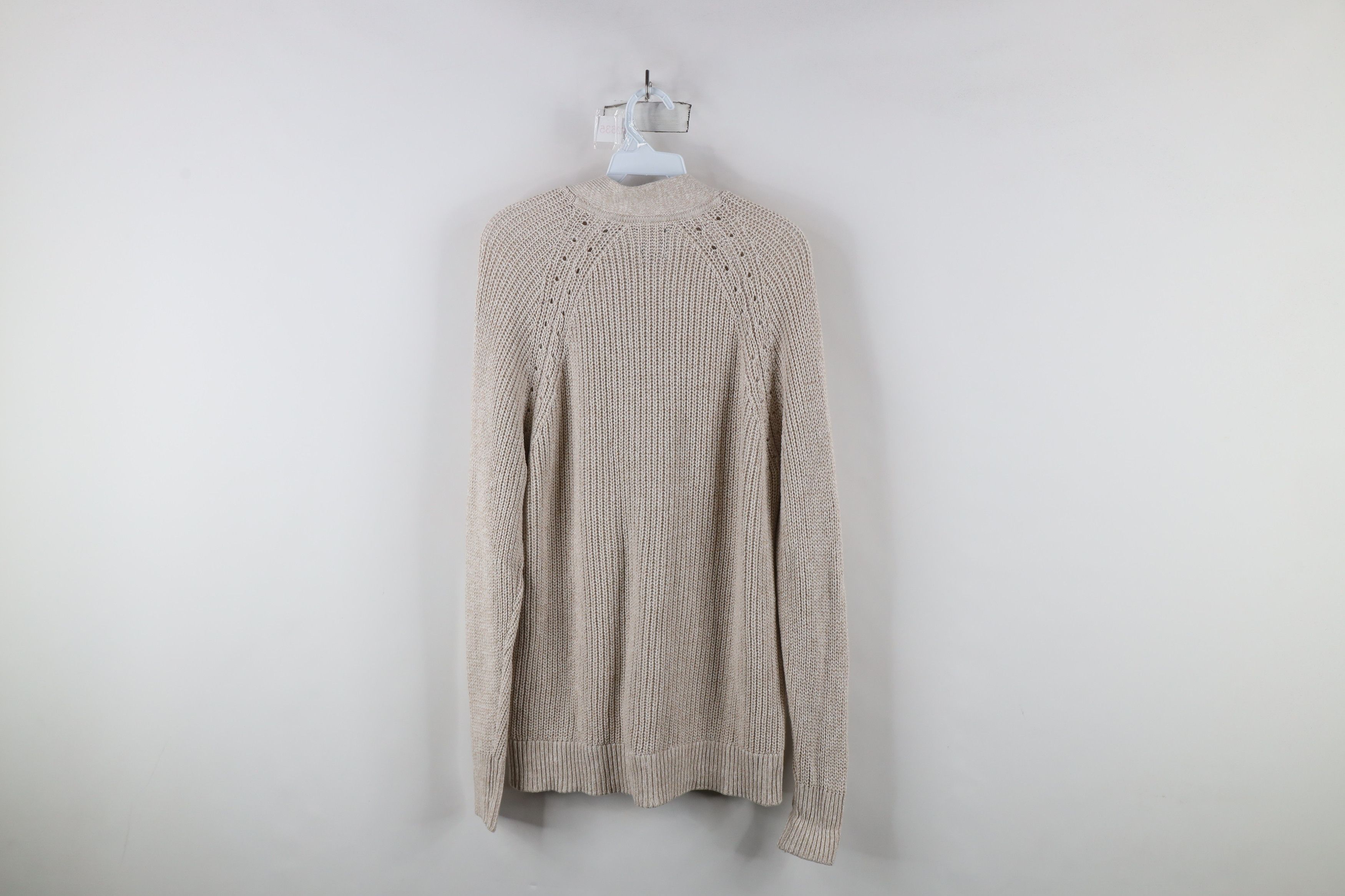 Gap × Vintage Vintage Gap Big Button Chunky Ribbed Knit Cardigan Sweater Size L / US 10 / IT 46 - 9 Thumbnail