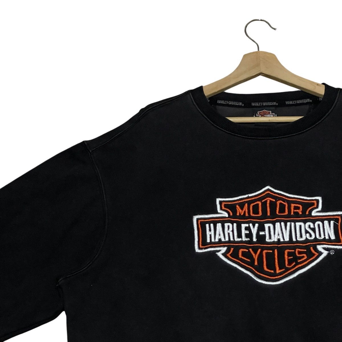 Harley Davidson Y2k Harley Davidson Faded Biker Crewneck Sweatshirt Size US XXL / EU 58 / 5 - 5 Thumbnail