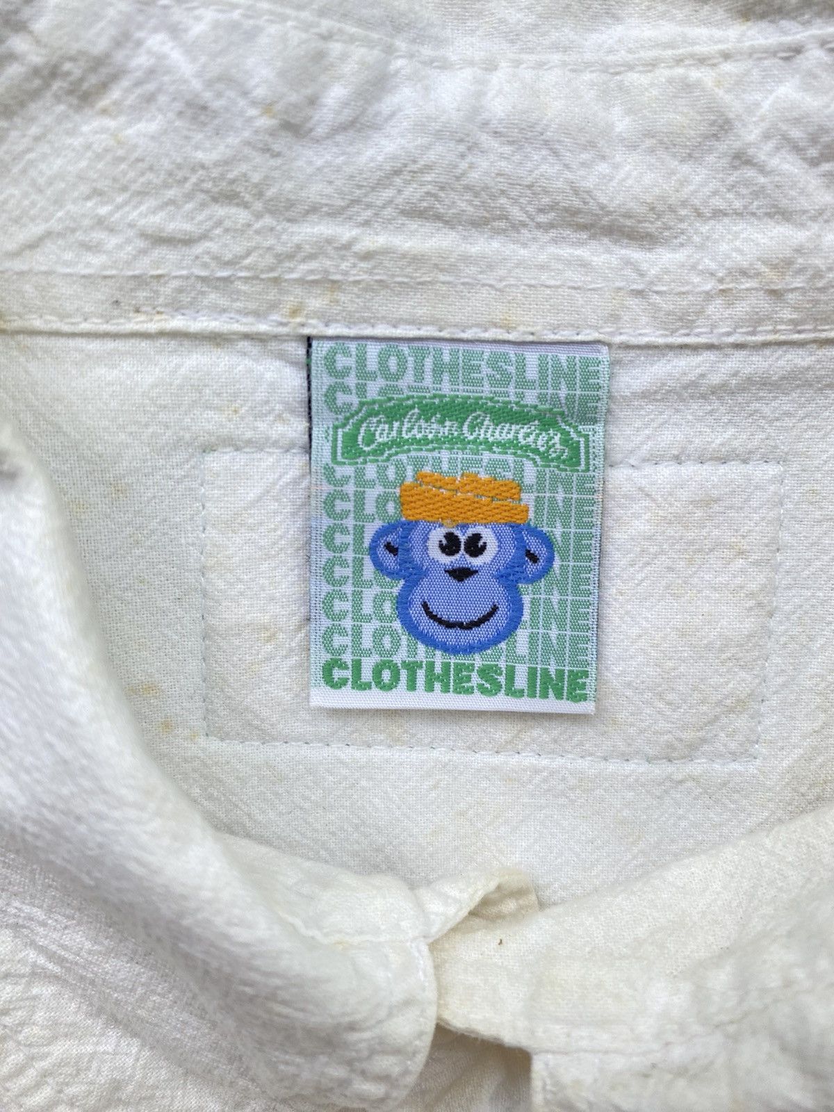 Designer CARLOS'N CHARLIE'S Lizard White Shirt Size US L / EU 52-54 / 3 - 13 Thumbnail