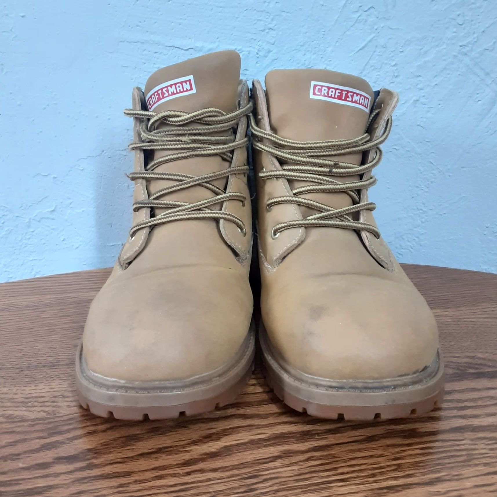 Vintage Craftsman Boots Mens Womens Wheat Nubuck Leather Waterproof Work Boot Size US 6 / IT 36 - 5 Thumbnail