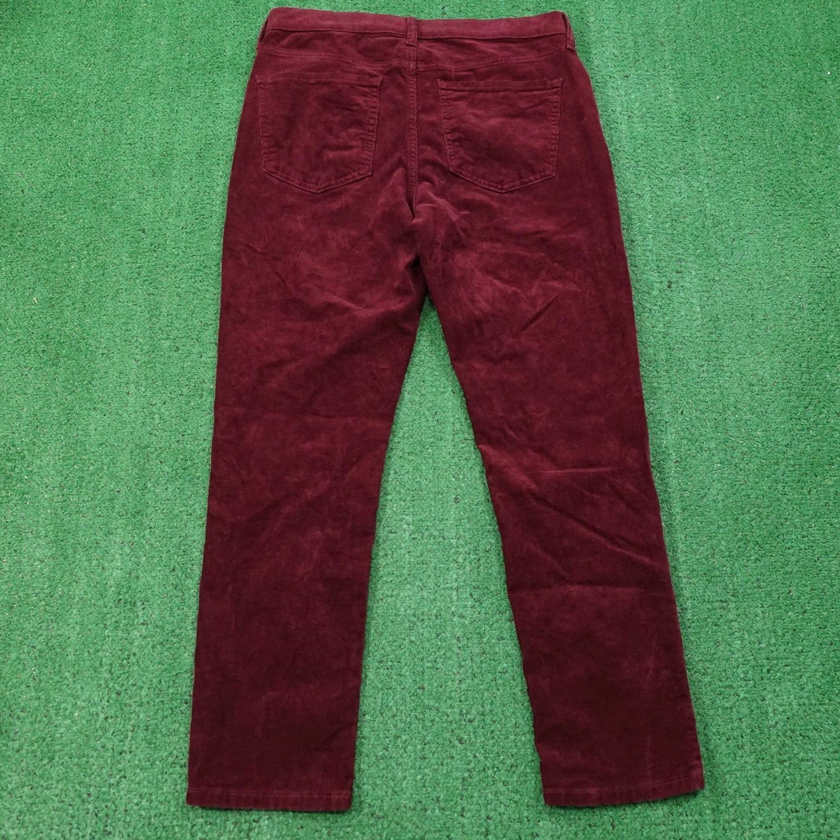 Banana Republic Banana Republic Pants Womens 8 Red Corduroy Chino High-Rise Slim 32x27.5 Size 30" / US 8 / IT 44 - 4 Thumbnail