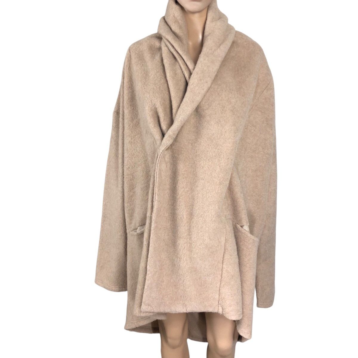 gomme Vintage Gomme Poncho Coat Double Breasted Size M / US 6-8 / IT 42-44 - 3 Thumbnail