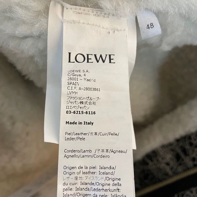 Loewe LOEWE Wool-lined Leather Jacket Size L / US 10 / IT 46 - 5 Thumbnail