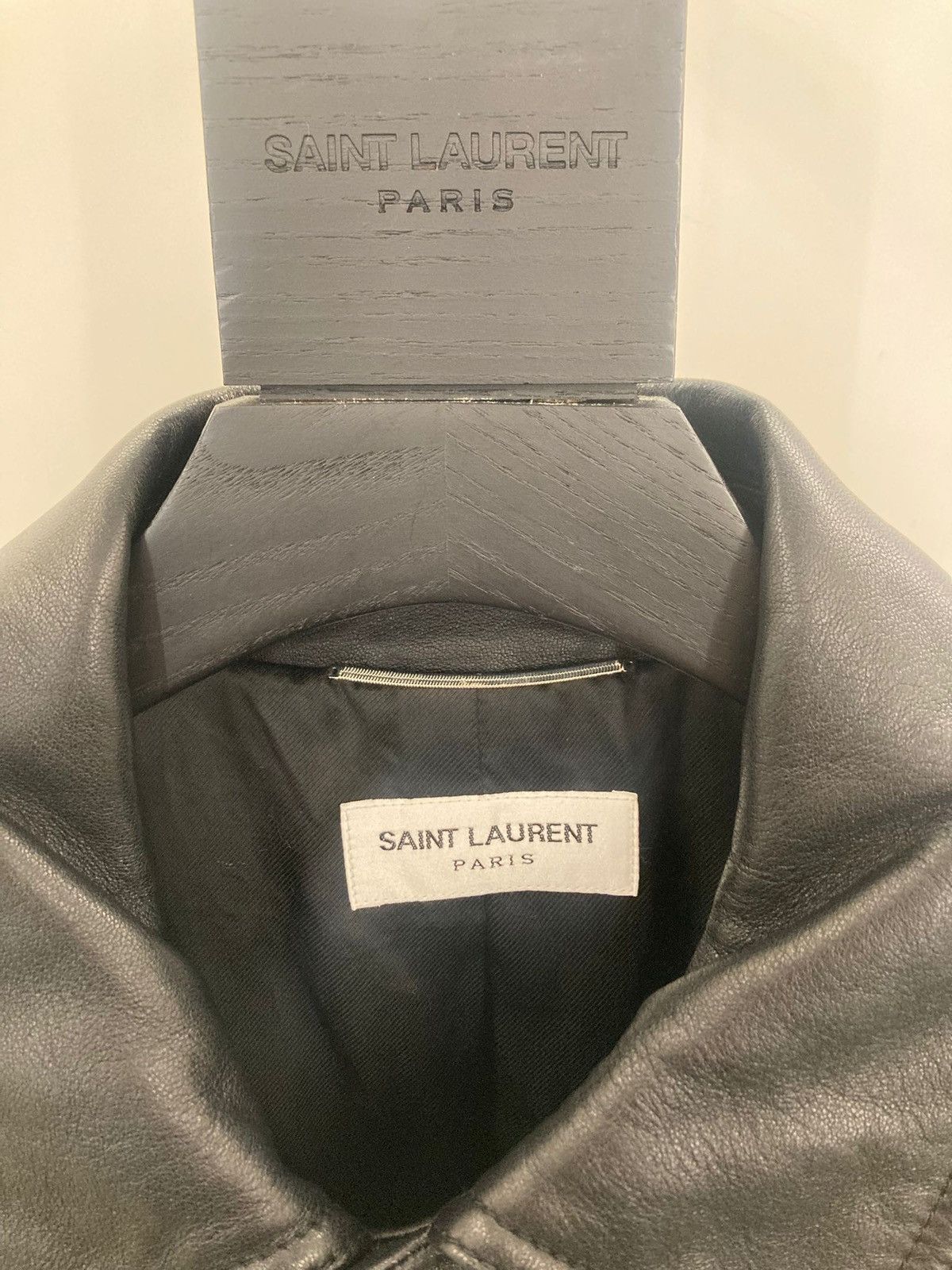 Saint Laurent Paris Saint laurent lambskin leather jacket size 48 Size US M / EU 48-50 / 2 - 3 Thumbnail