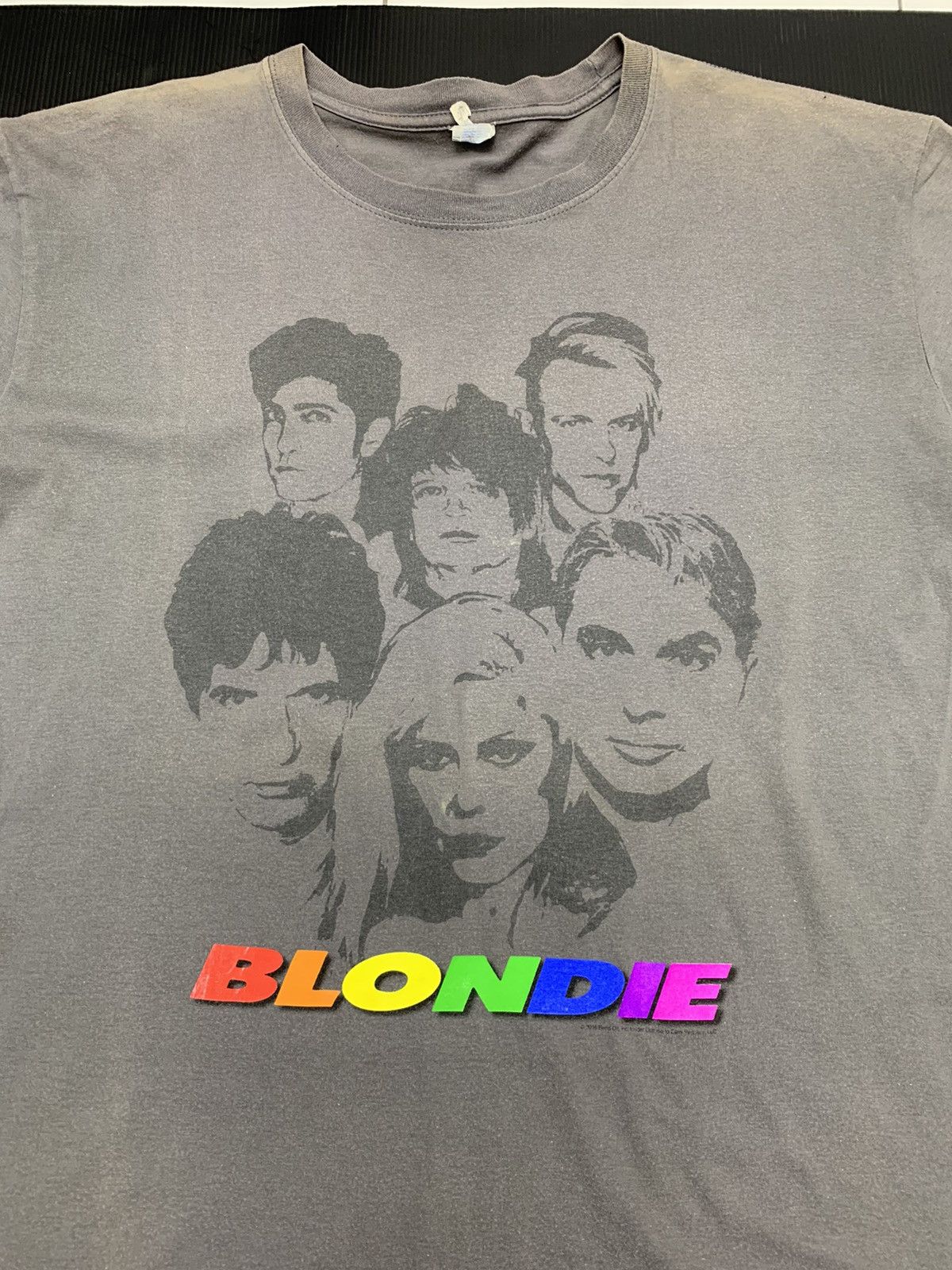 Band Tees Thrashed Faded Band Blondie Tour Tshirt Size US XL / EU 56 / 4 - 3 Thumbnail