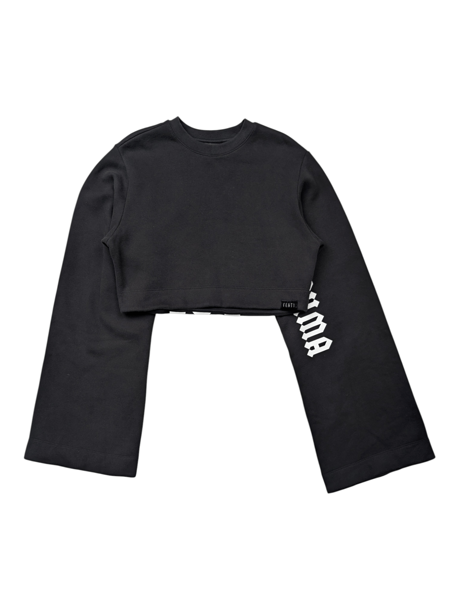 Fenty Fenty Black Puma x Fenty Cropped Sweatshirt Size M / US 6-8 / IT 42-44 - 2 Thumbnail