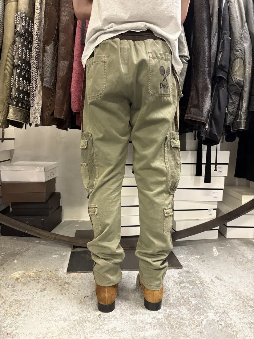 Designer × Dolce & Gabbana × Vintage SS2003 Dolce & Gabbana Green Cargo Utiliy Joggers Pants Size US 33 - 2 Thumbnail