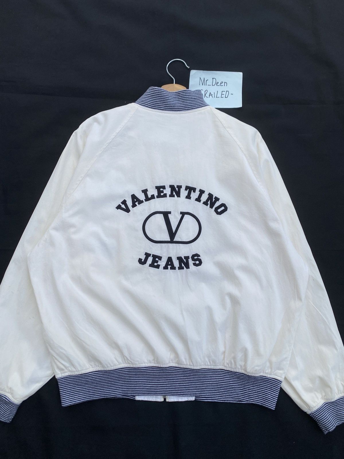 Valentino Rare Vintage Valentino Jeans Big Logo Cotton Jacket Size US M / EU 48-50 / 2 - 5 Thumbnail