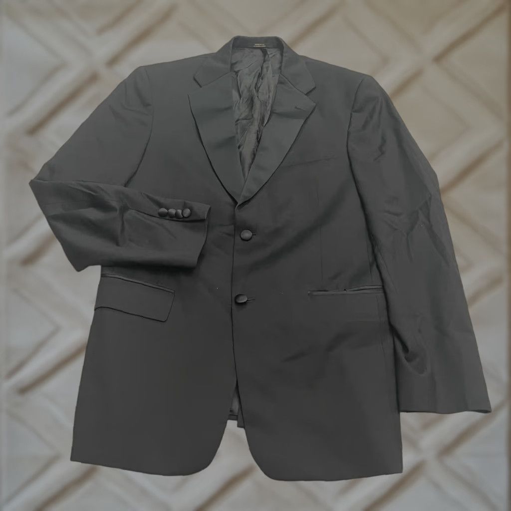 Hart Schaffner Marx Hart Schaffner & Mark Blazer Mens 38R Black Formal Work Nordstorm Size 38R - 1 Thumbnail