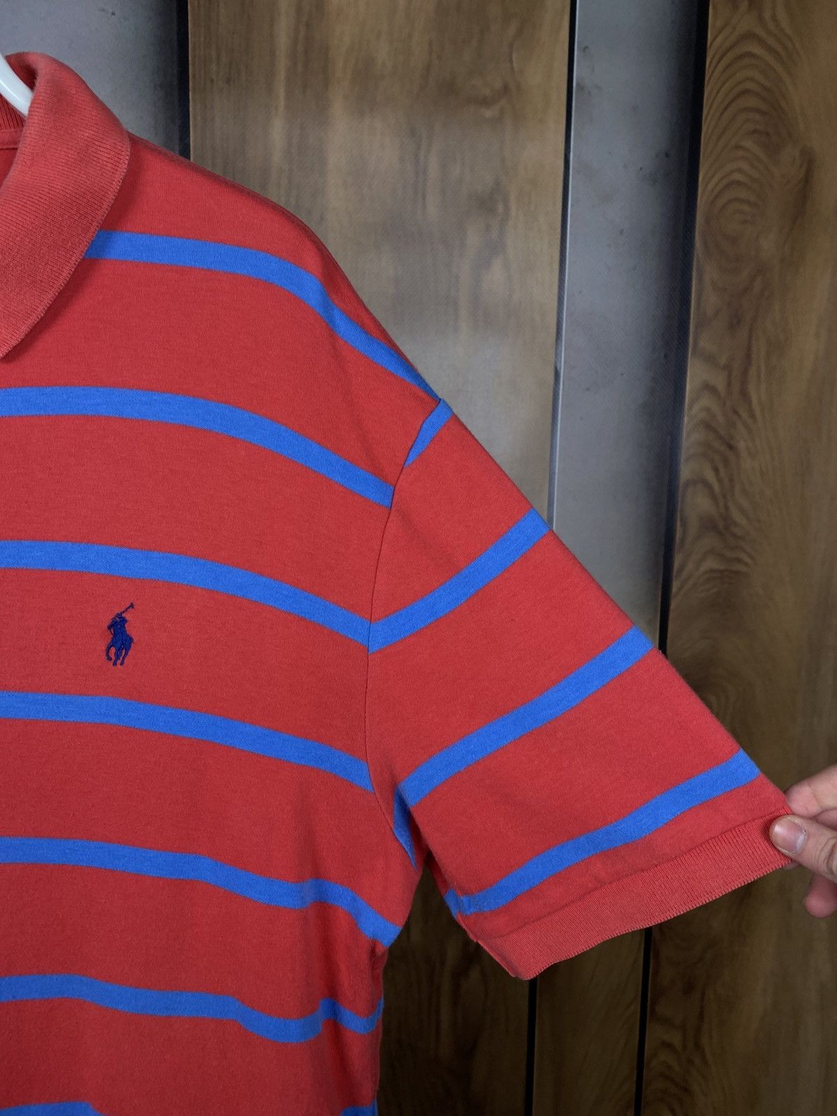 Polo Ralph Lauren 🎠Vintage 90s Polo T-Shirt Polo Ralph Lauren Striped Pony🎠 Size US L / EU 52-54 / 3 - 5 Thumbnail