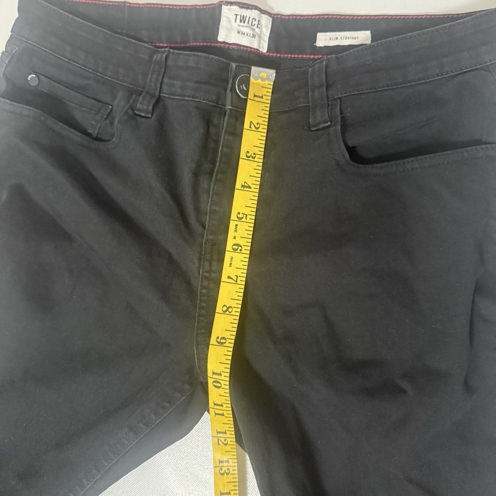 Other Twice Mens Stretch Flex Pants Slim Fit Comfort Twill Preppy Size US 34 / EU 50 - 6 Thumbnail