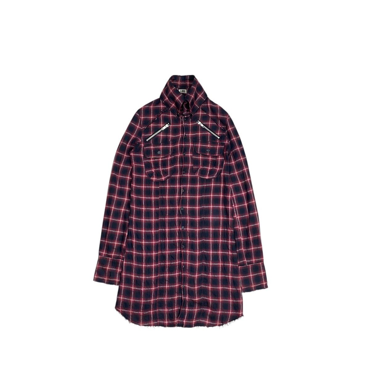 Le Grande Bleu (L.G.B.) LGB Distressed Plaid Flannel Shirts Size US XS / EU 42 / 0 - 1 Thumbnail