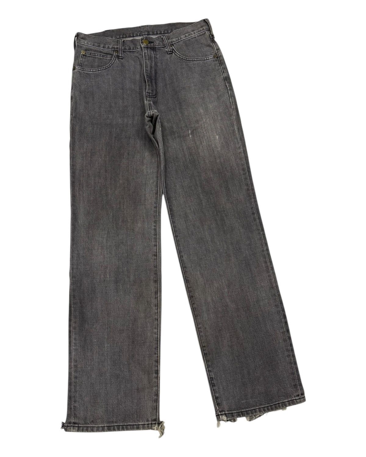 Kapital VINTAGE BAGGY JEANS WRANGLER FADED BLACK LOOSE JEAN Size US 32 / EU 48 - 5 Thumbnail
