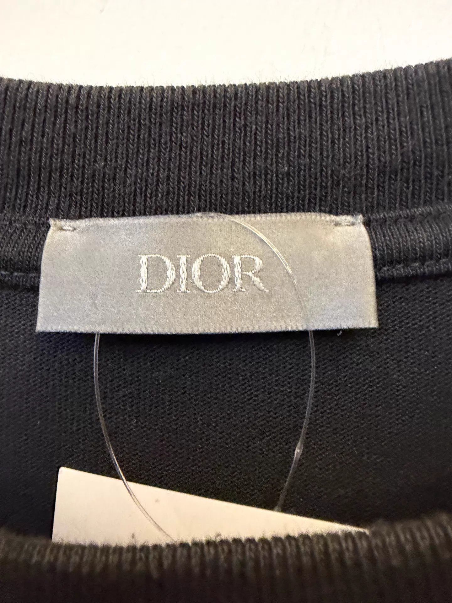 Dior DIOR x KAWS Black Embroidered Pink Snake Logo SS Tee Size US M / EU 48-50 / 2 - 3 Thumbnail