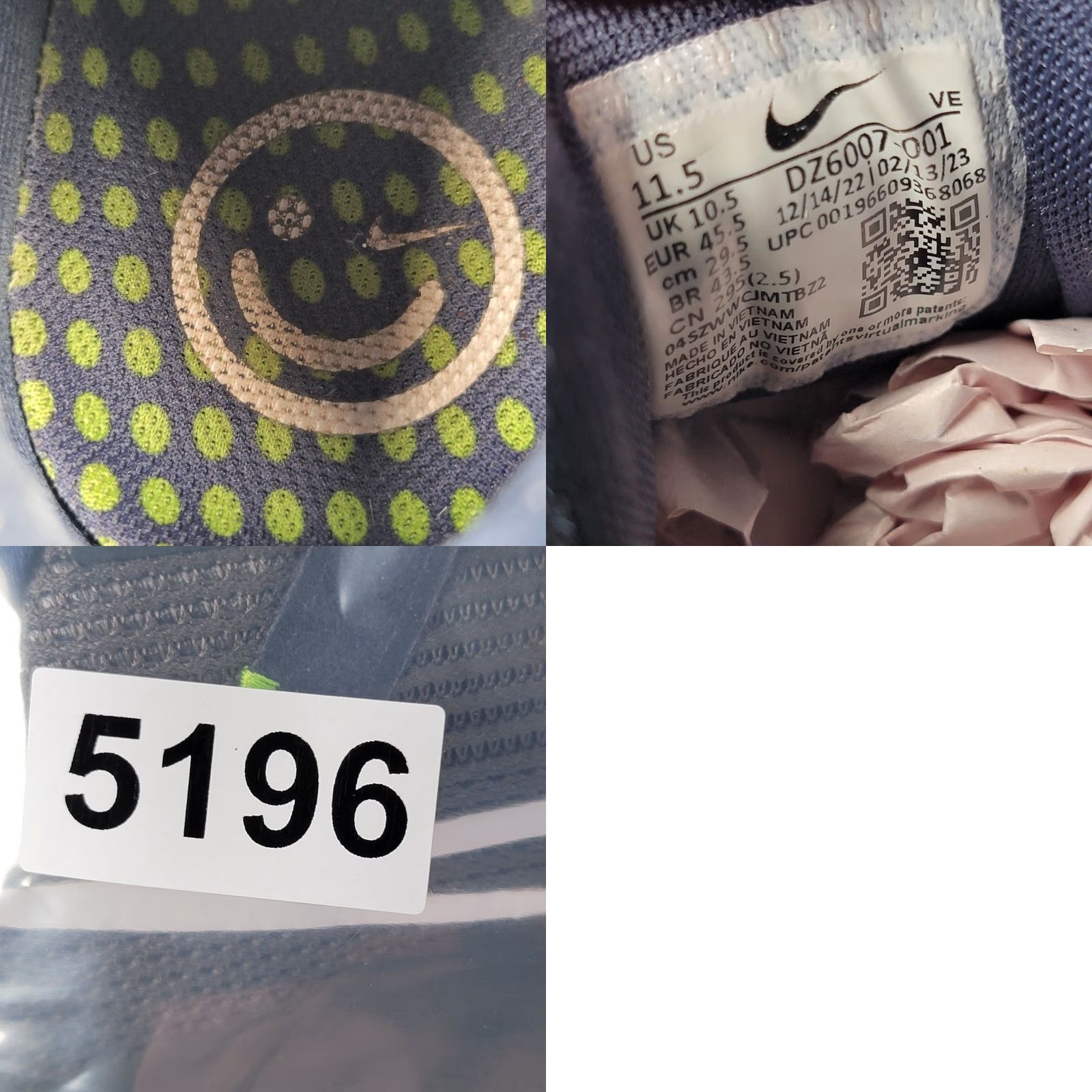 Nike Nike Pegasus 40 Seattle Seahawks Running Men's 11.5 US Nike Air Zoom Pegasus 40 Sneakers Black Mens NFL DZ6007-001 Size US 11 / EU 44 - 9 Thumbnail