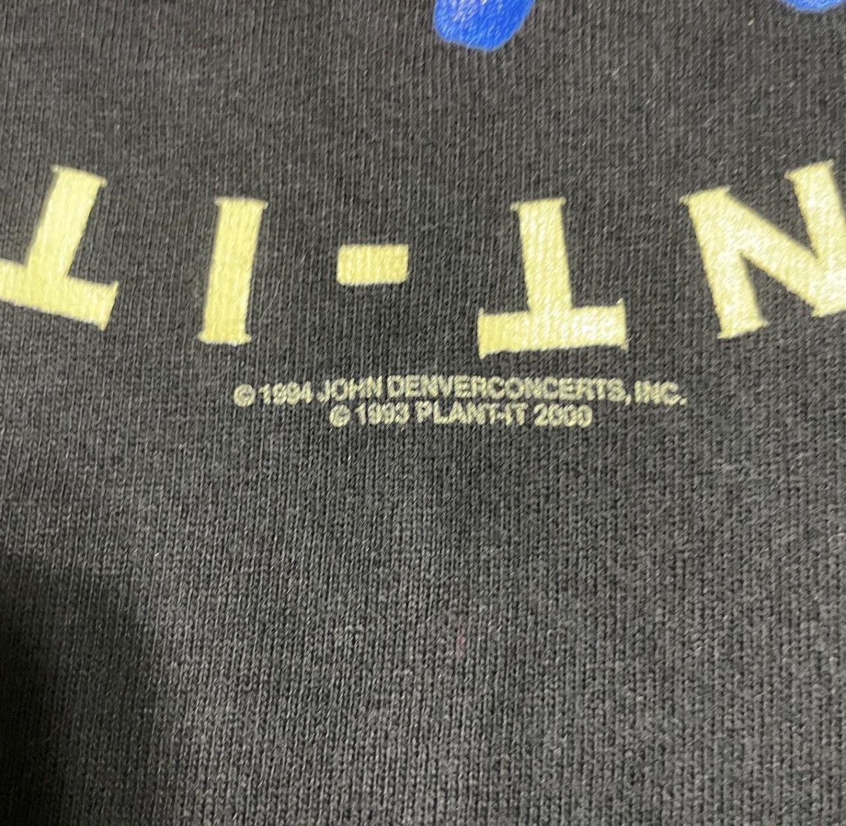Vintage 1994 John Denver Plant-It 2000 World Tour Tee size XL Size US XL / EU 56 / 4 - 5 Thumbnail