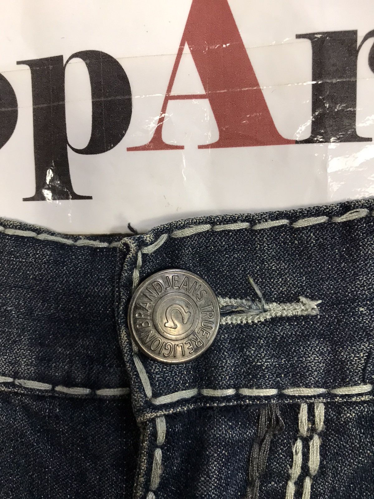 True Religion Vintage True Raligion Made in Usa Denim Jeans Size US 37 - 8 Thumbnail