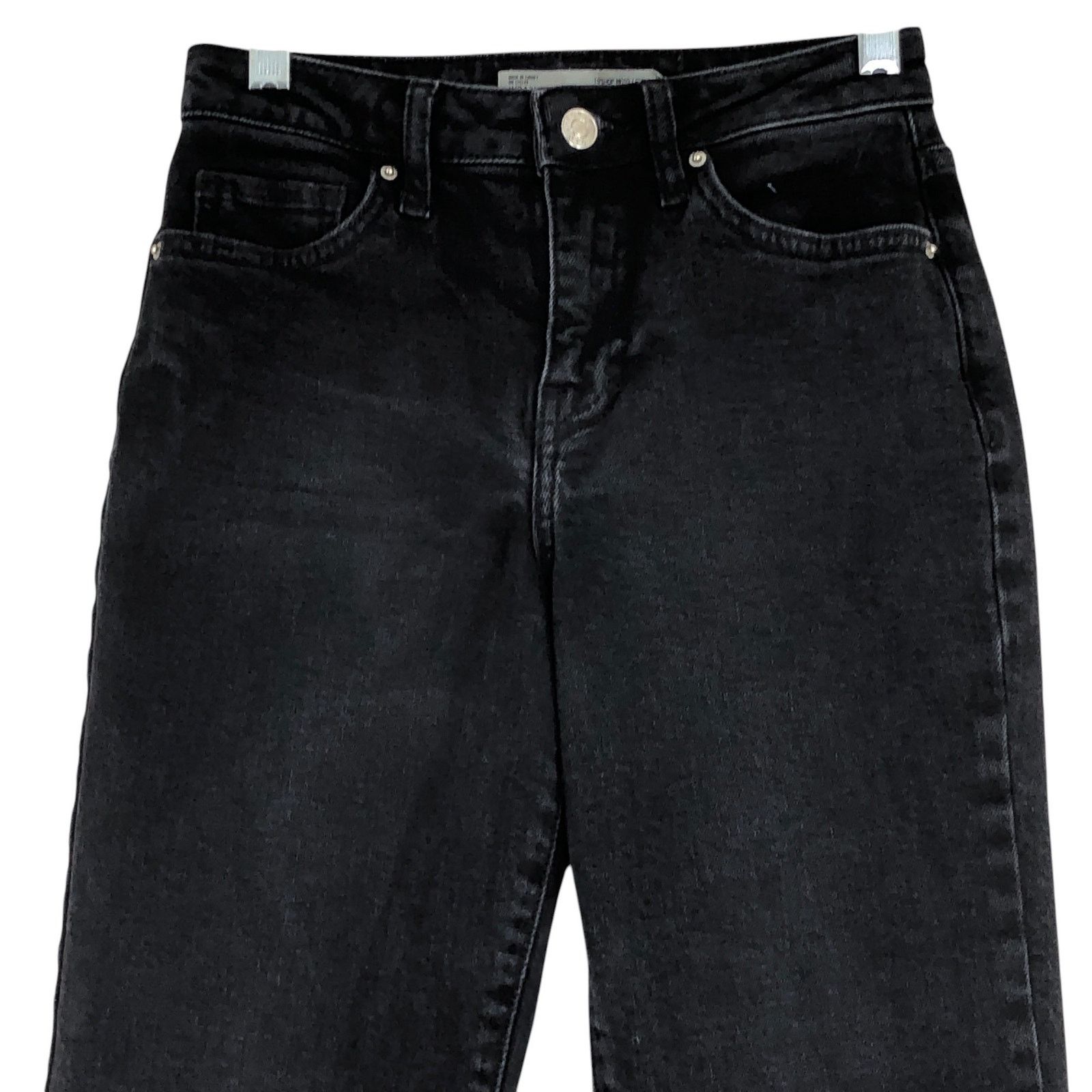 Topshop TopShop Size 24P Jeans Moto Dree Flare Crop Black Stretch Size 24" / US 00 / IT 34 - 2 Thumbnail