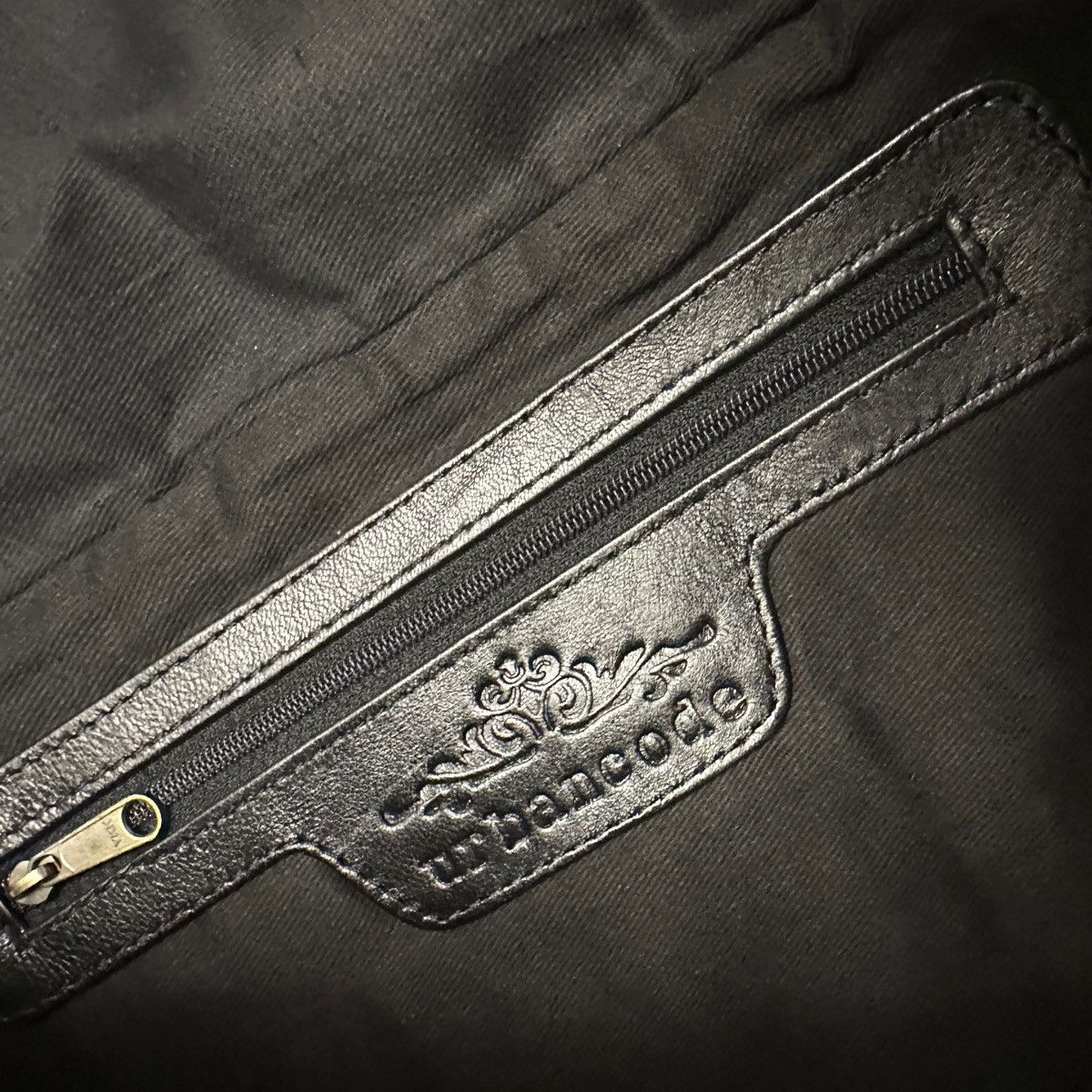 Other Urbancode Black Vintage Leather Clutch Bag Detachable Strap Size ONE SIZE - 5 Thumbnail