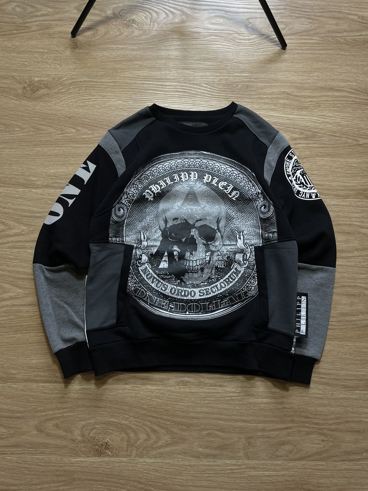 Philipp Plein Philip Plein Skull Sweatshirt monogram logo Size US XL / EU 56 / 4 - 1 Thumbnail