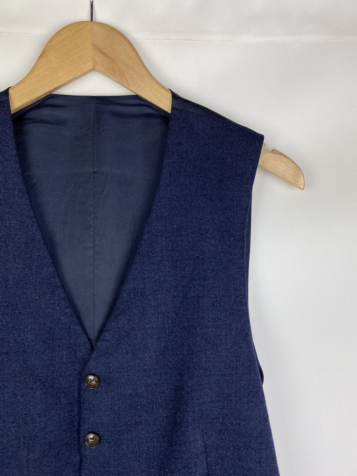 Suitsupply Suitsupply Ferrara men’s wool sleeveless suit vest waistcoat Size 40R - 6 Thumbnail