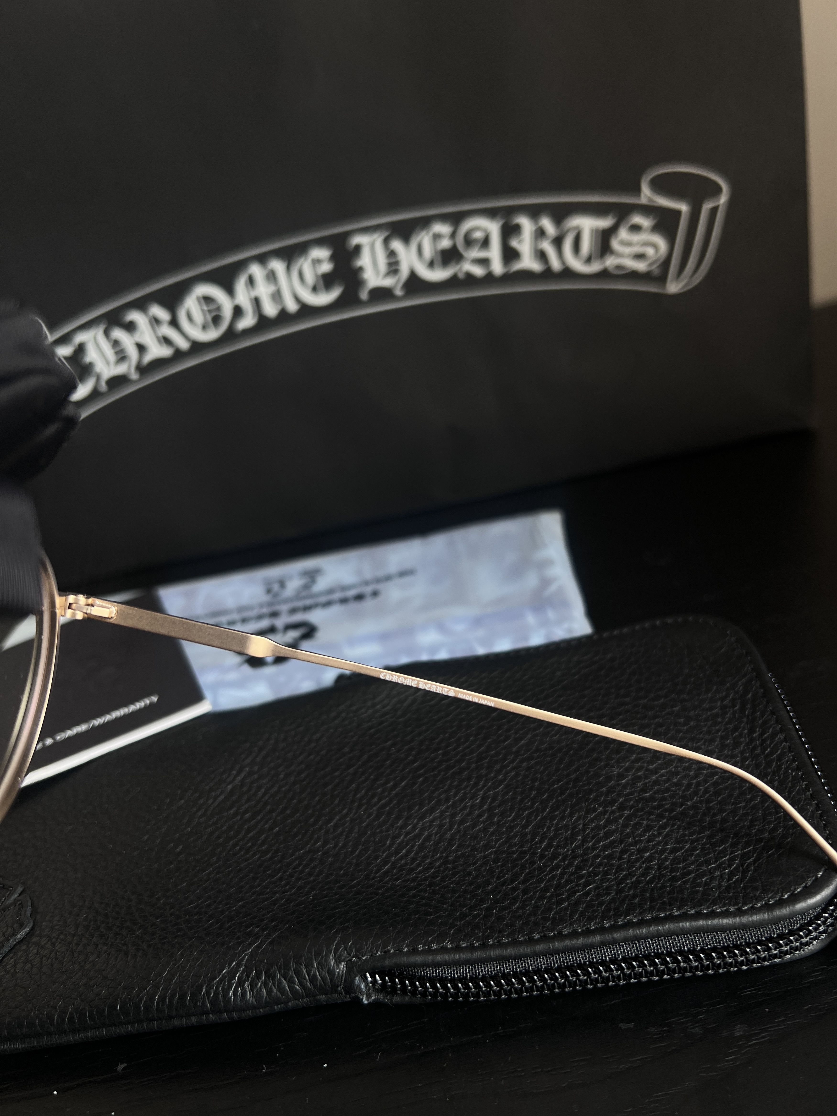 Chrome Hearts Chrome Hearts THICK GOLD PLATED GLASSES Size ONE SIZE - 5 Thumbnail